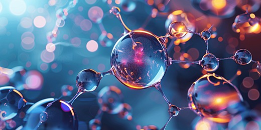 pngtree a fascinating close up of molecule revealing its chemical bonds and image 16454110
